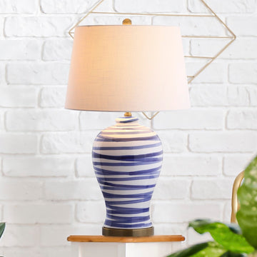 Joelie 29" Ceramic LED Table Lamp - JONATHAN Y